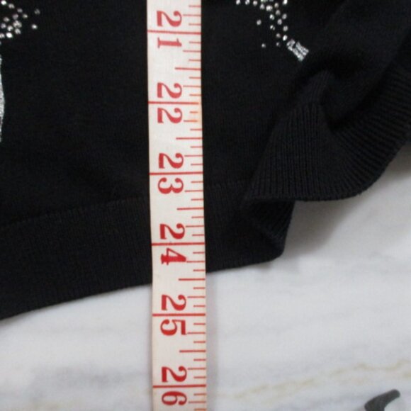 Talbots Black Champagne Button Down Sweater Ladies Large - Picture 8 of 8